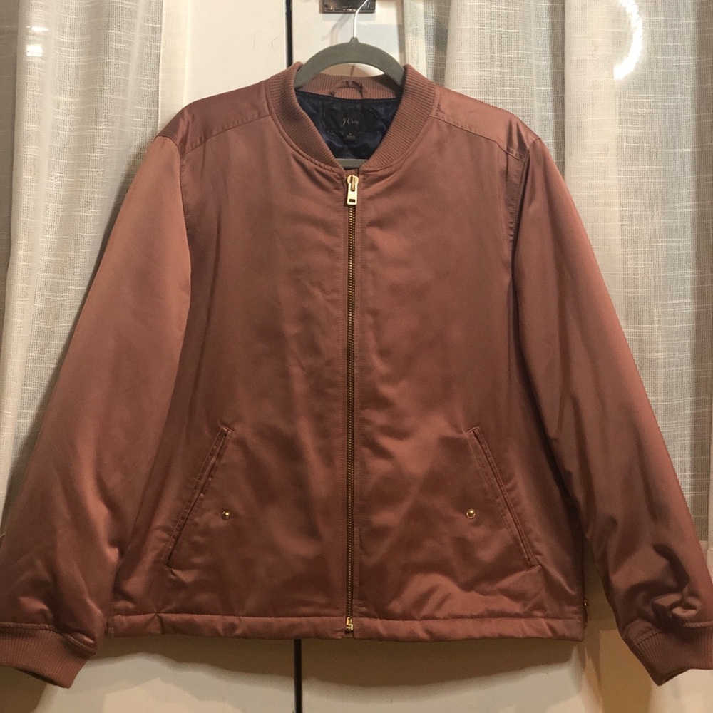 J. Crew Bomber jacket with side zips - Picture 2 of 3